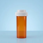 Child Resistant Prescription Vial with Secure Cap