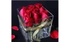 Clear Acrylic Rose Flower Paper Box
