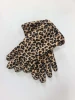 BSCI Certified Women's Leopard Print Fashion Fleece Gloves | Touchscreen Compatible