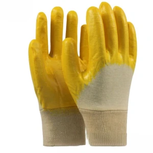 Cuffs dipped gloves