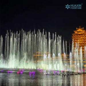 Floating Fountain with Programmable Water Effects