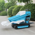Mini 500kg Hydraulic Tracked Loader 1-Year Warranty 500KG Rated Load Dump Truck Skid Steer Drive Bucket Attachment Engi