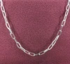 Premium Mens Sterling Silver 925 Hollow Chain Durable and Stylish Jewelry