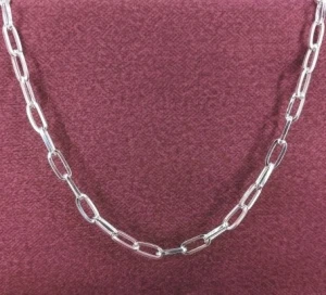 Premium Mens Sterling Silver 925 Hollow Chain Durable and Stylish Jewelry