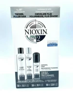 NIOXIN System Kit 2 Cleanser Shampoo Conditioner Scalp & Hair Treatment 3pc NEW