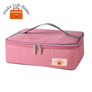 Food Use and Insulated Type Lunch Cooler Bag Kids School Lunch Box Carry Bag Picnic Water Bottle Cooler Tote BAG