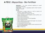A TO Z : Mycorrhiza - Bio Fertilizer