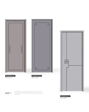 Modern Wood Panel Door KQ2022-35