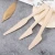 Import disposable compostable  165mm wooden knife wood knife from China