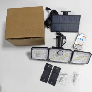 Solar Powered Spotlights and Wall Sconces for Outdoor Garden Illumination
