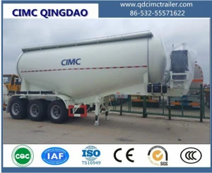 tri-axle 40cbm bulk cement tank trailer