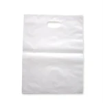 Bio Material Home Compostable Retail Carrier Die-Cut Handle shopping Grocery Bag