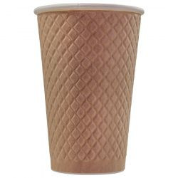 Buy Double-walled, Embossed Disposable Paper Cup 