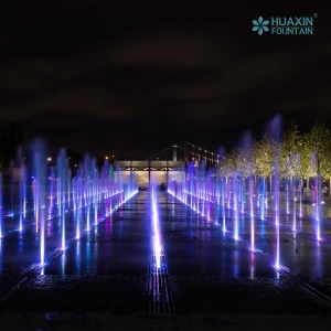 Dry Deck Fountain Solution for Landscape Developments