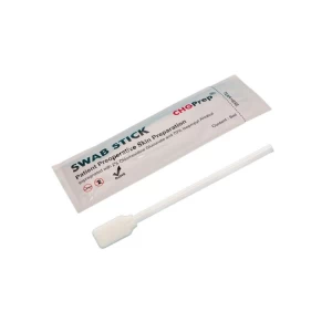 Disposable Medical CHG Disinfectant Swab with Small Rectangular Head