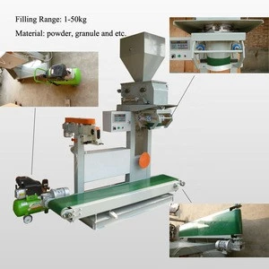 1-50kg Automatic Scale Powder Rice Grains Wheat Flour Detergent Fertilizer Bag Filling Packing Machine