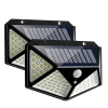 100 LED Solar Light Outdoor Solar Lamp PIR Motion Sensor Wall Light Waterproof Solar Powered Sunlight Garden Decoration