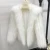 Import 100% Real Natural Raccoon Fur Jacket With Hood Real Raccoon Fur Coat White Women Winter Outwear Warm & Slim Dress from China