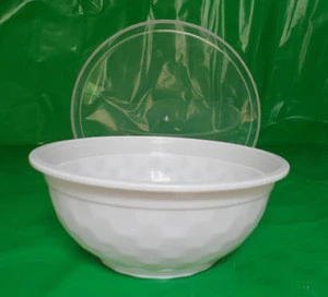 1000ML wholesale disposable food packaging Plastic soup bowl noodle bowl salad box cup