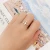 Import 1000s Jewelry 9k Ring Women Finger Ring Engagement Bands or Rings Gold Gift Factory Direct Selling Zircon Stone 9K Real 2 Pcs 7# from China