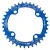 Import 104BCD Round Shape Narrow Wide Bicycle Crank 32,34,36,38T MTB Bike Crankset Single Tooth Disc Bicycle Chain Ring Chainwheel from China
