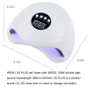 108w Gel Polish Curing Lamp With Motion Sensor LCD Display Fast Drying UV Gel Nail Manicure Tool