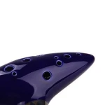 12 Hole Ocarina Ceramic Alto C Vessel Flute Wind Musical Instrument Legend of Zelda I442