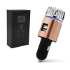 12 Months Warranty Mini Car Ionizer Dual USB Car Charger With Led JO-6291