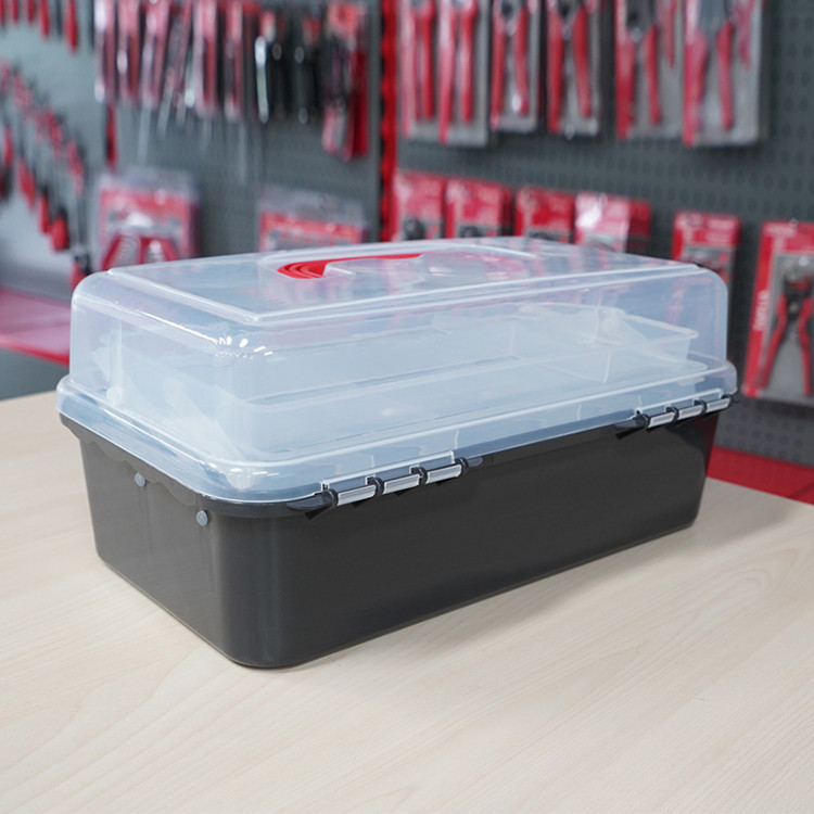 Buy 13 Inches Multifunctional Toolbox Three-layer Transparent Pp ...