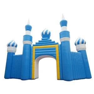 13*3.5*9.5m advertising inflatable arch for water park gate advertising inflatable entrance arch gate for sale
