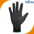 Import 13G Seamless Knitted Lightweight Previous Work Hand Protection Black PU Coated Nylon Gloves from China