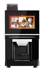 14&#39;&#39; LCD touch screen  coin operated espresso coffee vending machine for hotel and restaurant
