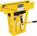 16 Ton Heavy Duty Hydraulic Tube Bender Tubing Metal Steel Iron Exhaust Pipe Bending W/ 8 Dies