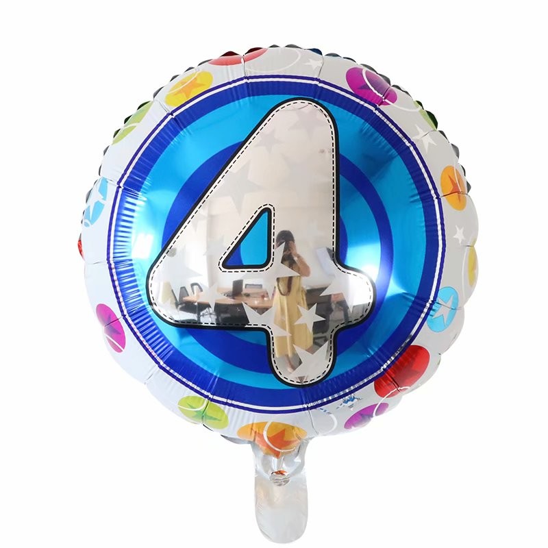 18 inch Foil Birthday Balloons Helium Number Balloon 0-9 Happy Birthday Wedding Party Decorations baby Shower Figures globos