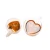 Import 180ml/240ml creative Boronsilicon Heat resistant heart-shaped double wall glass tea cup,coffee cup from China