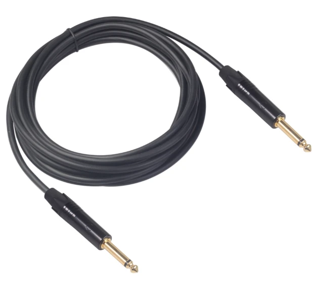 1.8m 3m 5m 10m 1/4 inch 6.5mm Bass Instrument Cord Professional Electric Instrument Audio guitar cable
