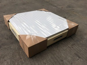 1ft by 1ft SAMPLE of 10cm Cold room PU sandwich panel price