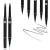 Import 2 in 1 eyebrow pencil + eyeliner double-headed smudge-proof waterproof color eyebrow pencil private label from China