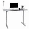 2 motors ergonomic electric sit stand desk ,adjustable height office furniture desk