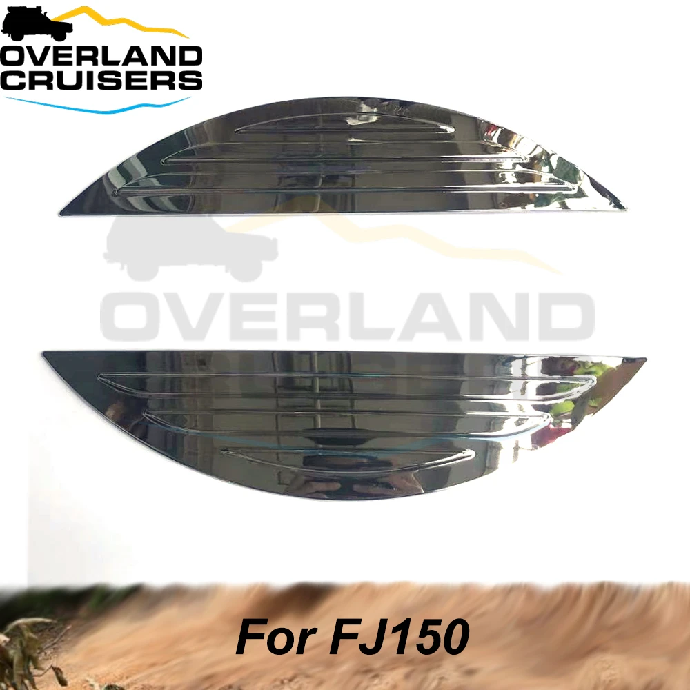 2 pcs a  set spare tyre cover trim decoration for FJ 150 Land cruiser Prado
