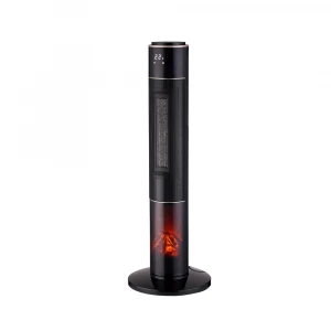 2000W portable quick heating tower PTC heater with fireplace room electric heater