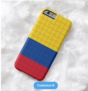 2015 Wholesale Colombia flag phone cases with all kinds of color