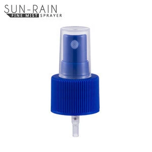 2016 new china sun rain blue perfume plastic fine mist sprayer, cosmetic bottles spray and pump, perfume pump sprayer