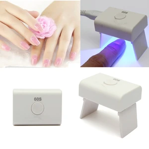 2016 wholesale 3w foldable mini led nail dryer uv lamp for finger with USB