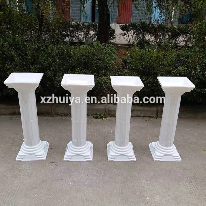 2018 plastic romantic column crystal pillar plastic walkway stand wedding decoration &amp; event party centerpiece