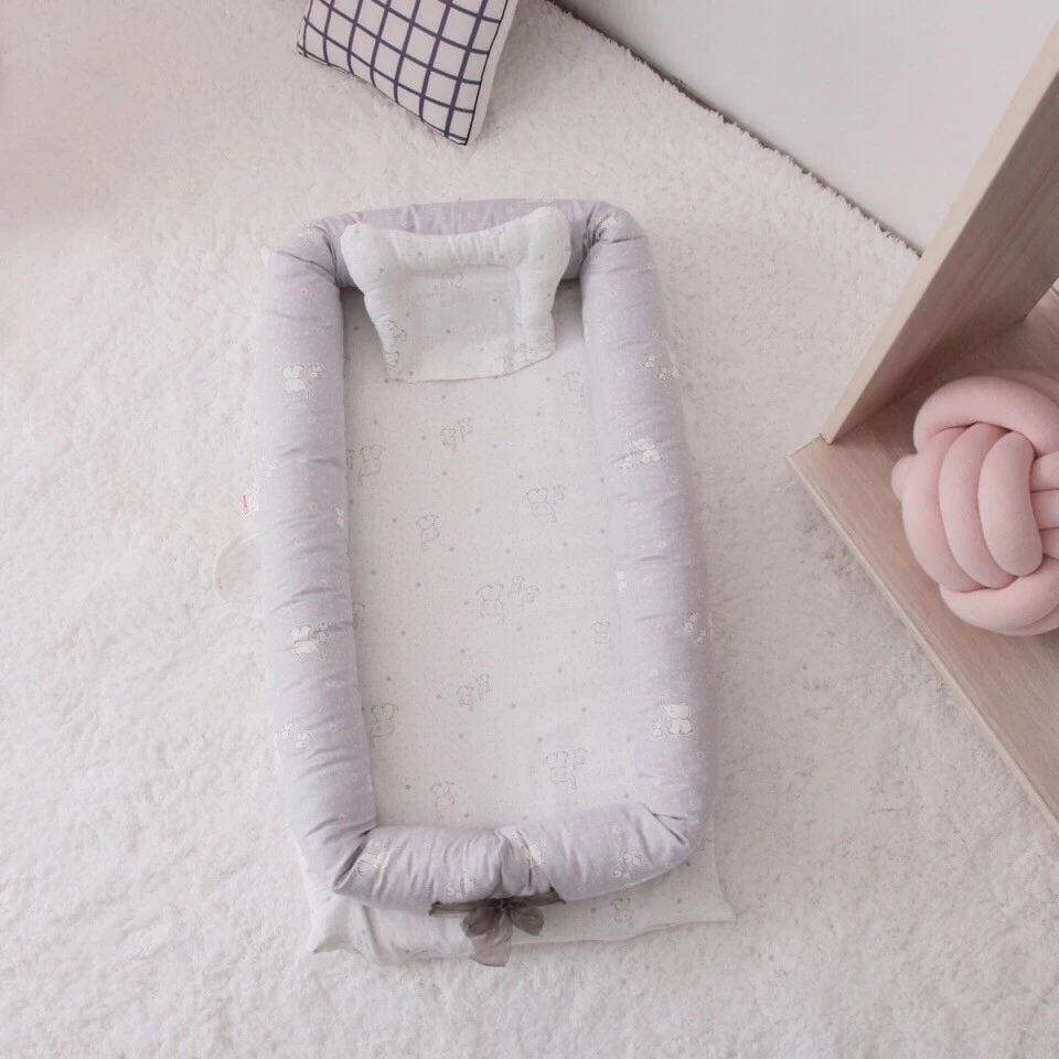 2019 new cotton material breathable baby sleeping nest