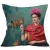 Import 2019 popular Frida kahlo portrait seat cushion from China