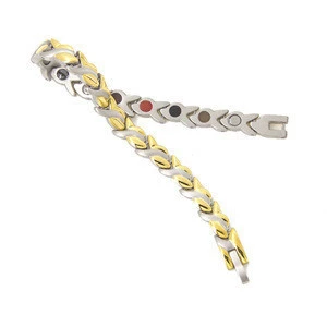 2019 Top Quality germanium titanium bracelet with magnetic energy stones