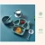 Import 2020 6-piece Cartoon Animal Wheat Straw Cutlery Bowl Set Environmentally Friendly Kids Dinnerware Set from China