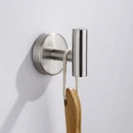 2020 Hot selling 2 Pcs Bathroom Towel Hooks Coat/Robe Clothes Hooks SUS 304 Stainless Steel Wall Hook